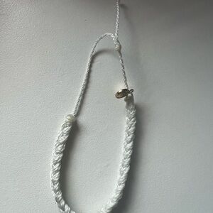 Chic White Braided bracelet